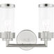 Hillcrest 2 Light 13 inch Polished Chrome Bath Vanity Wall Light