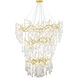 Canada 38 Light 55 inch Gold Chandelier Ceiling Light