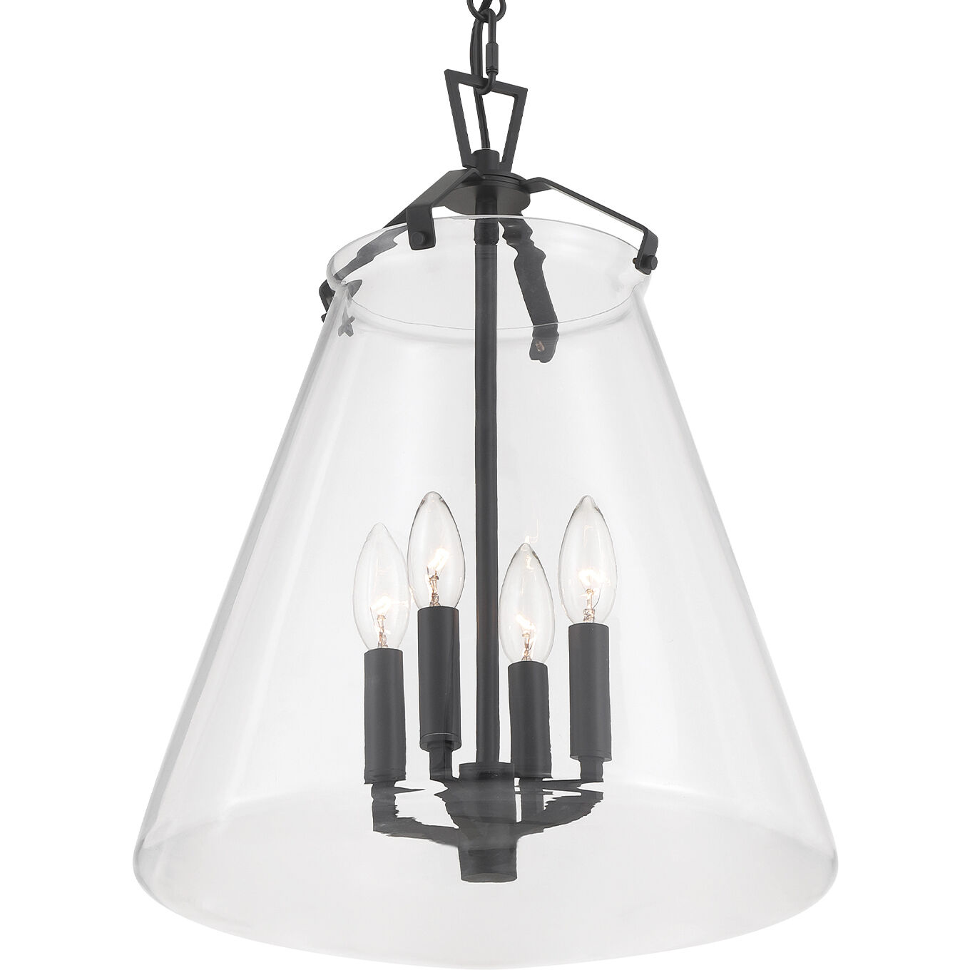 Voss Pendant Ceiling Light in Matte Black