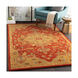 Caesar 48 inch Rust/Tan/Camel/Medium Gray Rugs, Wool