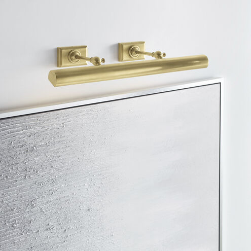 Chapman & Myers Cabinet Maker 50 watt 24 inch Hand-Rubbed Antique Brass Picture Light Wall Light