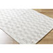 Rize 96 X 60 inch Light Silver/Off-White/Ash Handmade Rug in 5 x 8