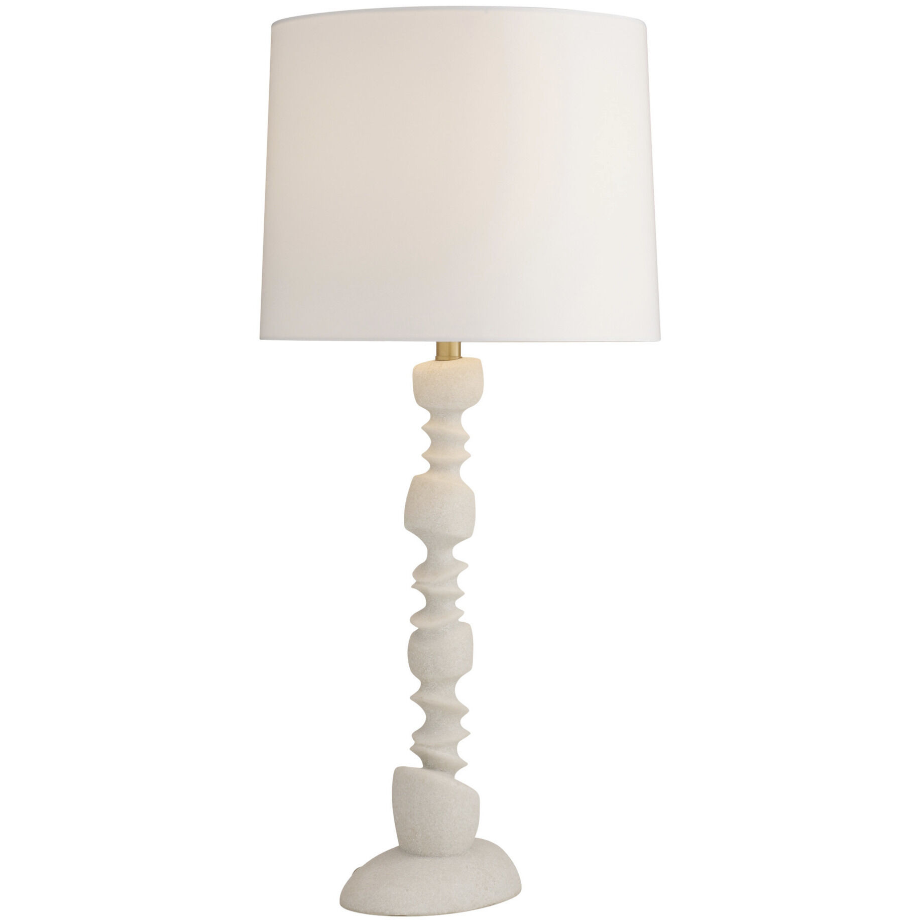 Kashmir 33.5 inch 150.00 watt Ivory and Antique Brass Table Lamp Portable Light