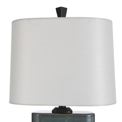 Signature 32 inch 100 watt Blue Table Lamp Portable Light 