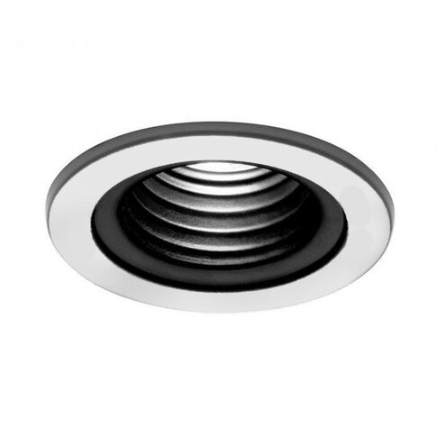 Signature MR16 White Step Baffle Trim in Black, Commercial and Residential Lighting