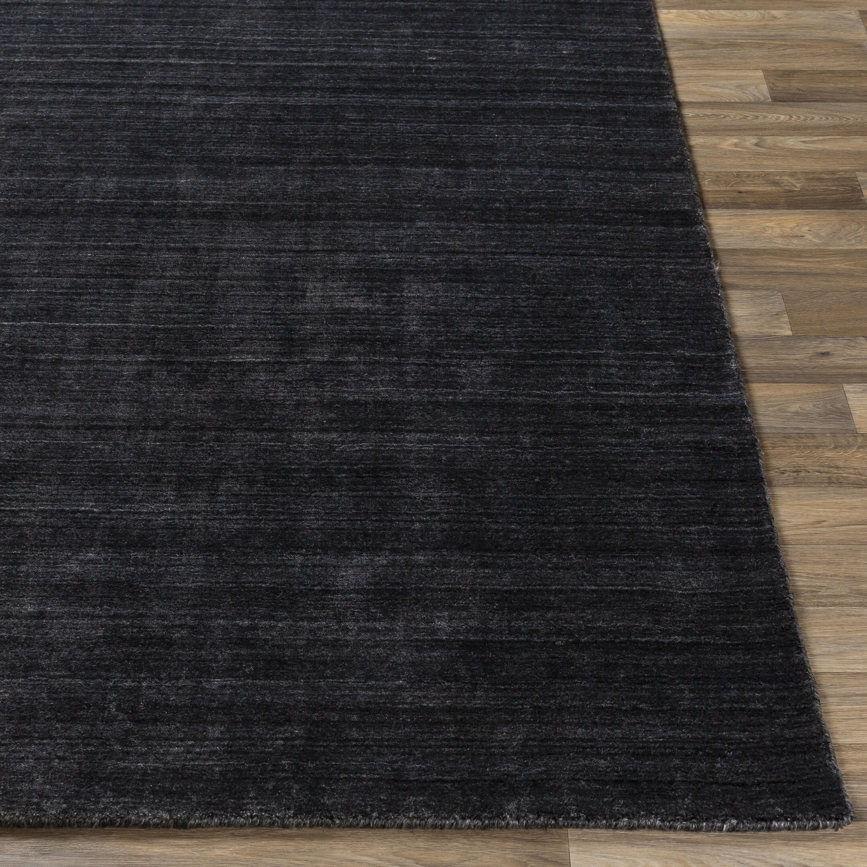 Torino 36 X 24 inch Black Rug in 2 x 3, Rectangle