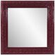 Nottingham 48 X 48 inch Glossy Red Mirror