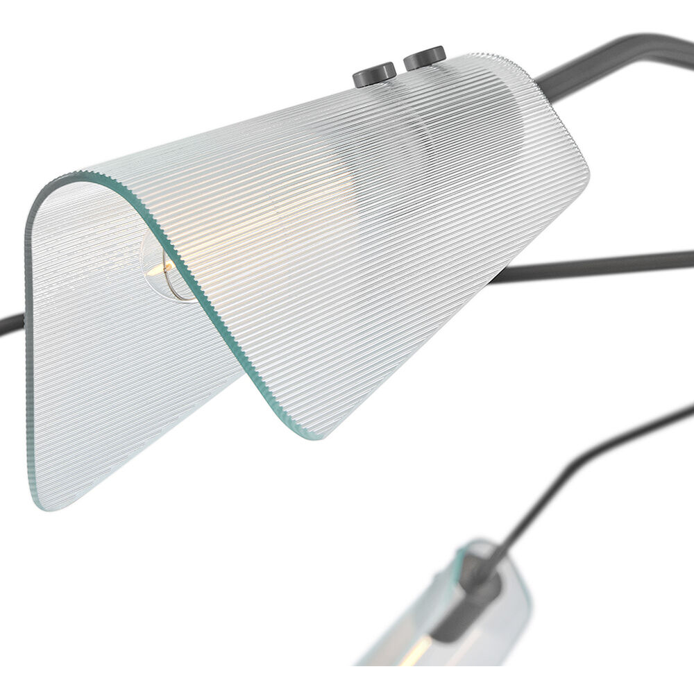 Altman 6 Light 80 inch Gunmetal Chandelier Ceiling Light