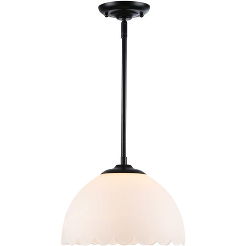 Dorinda 1 Light 12.25 inch Matte Black Pendant Ceiling Light