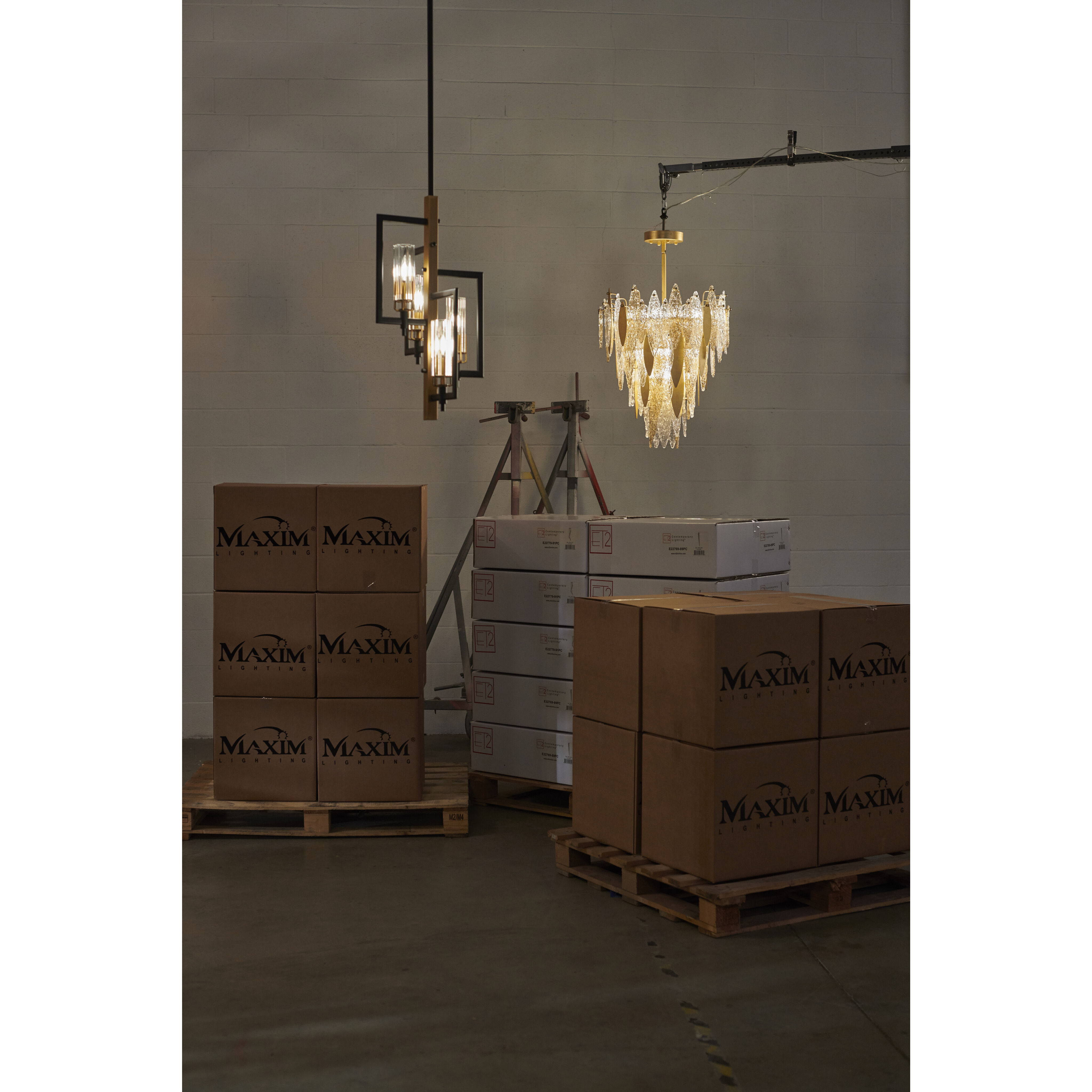 Flambeau 4 Light 13 inch Black/Antique Brass Single Pendant Ceiling Light