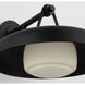 Richard June Liora 1 Light 10.63 inch Textured Black Outdoor Wall Light