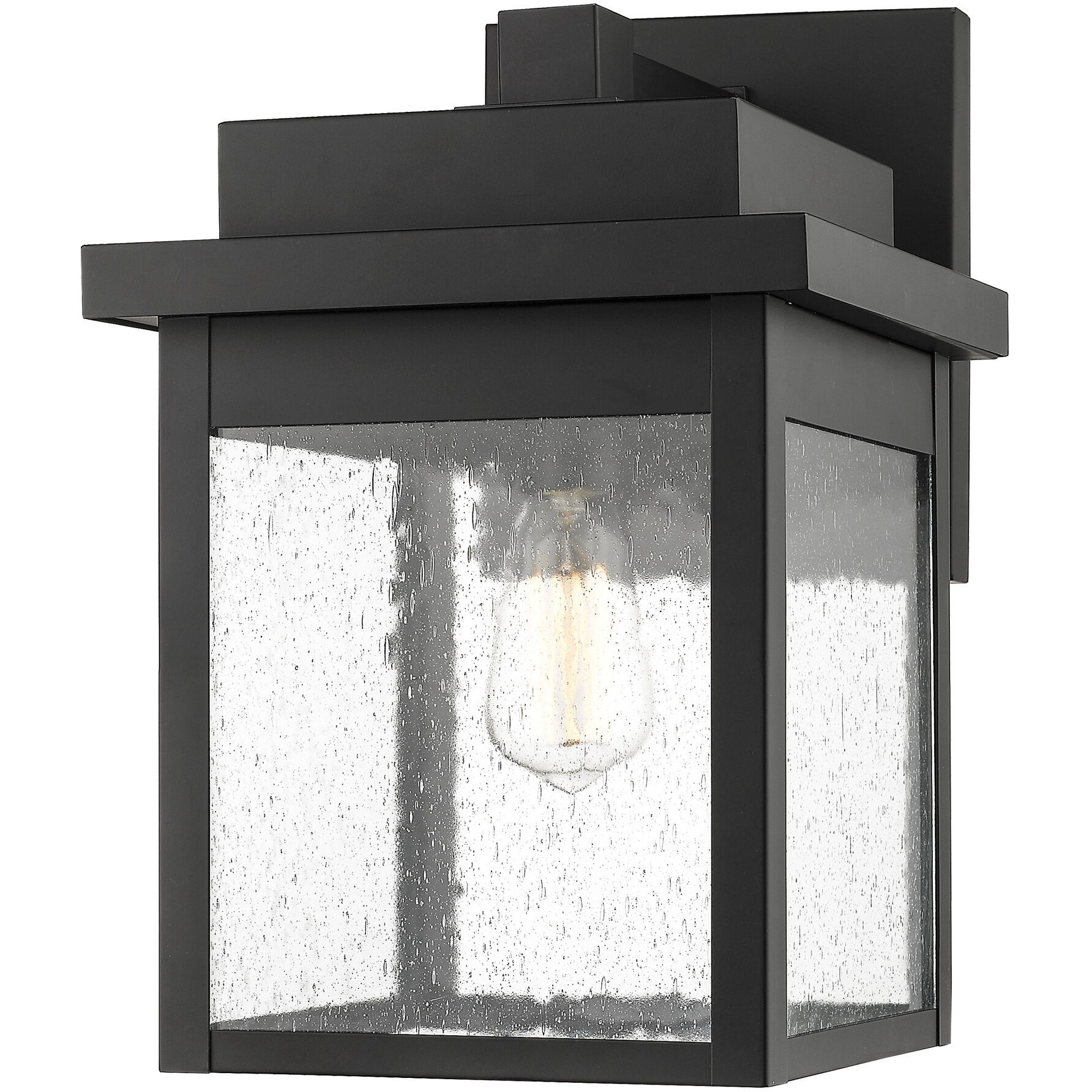 Belle Chasse 1 Light 10.5 inch Powder Coated Black Outdoor Wall Sconce