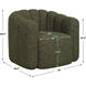 Lenoir Natural Moss with Accents of Cream Swivel Chair