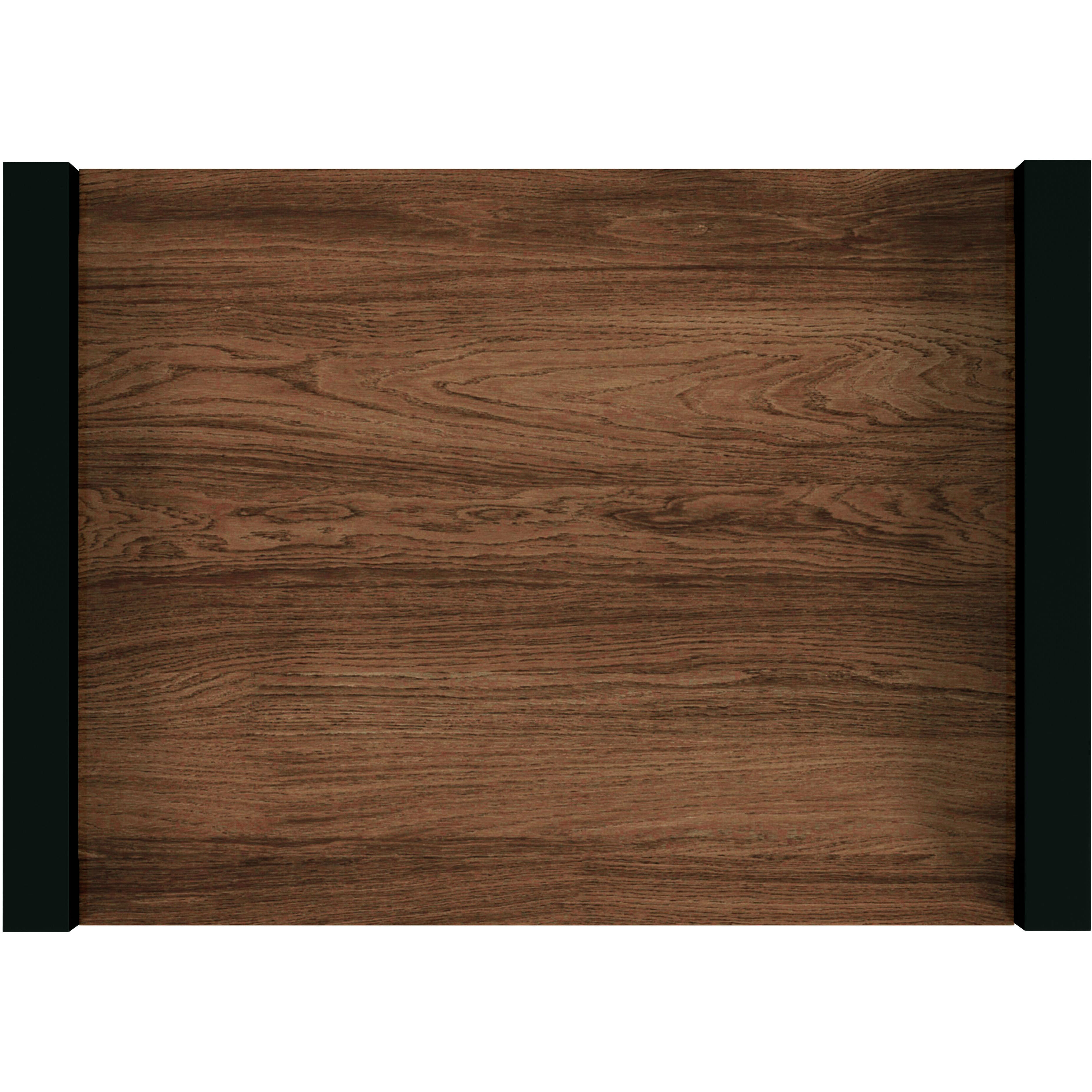 Drake 73" Narrow Walnut Bookcase with Storage in Medium Brown