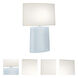 Victor 26.25 inch 100 watt Baby Blue Table Lamp Portable Light