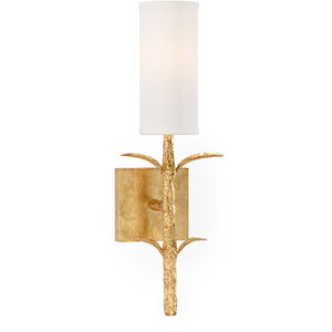 Chelsea House 1 Light 7 inch Gold Leaf Sconce Wall Light