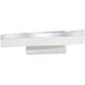 Cerv LED 18.25 inch Chrome Vanity Light Wall Light