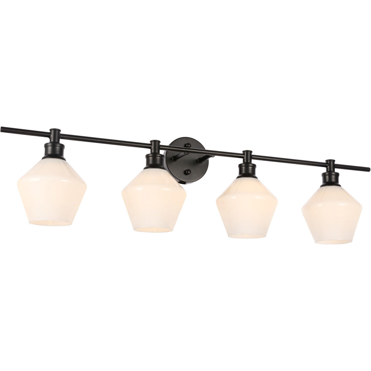 Gene 4 Light 37.6 inch Black Wall sconce Wall Light