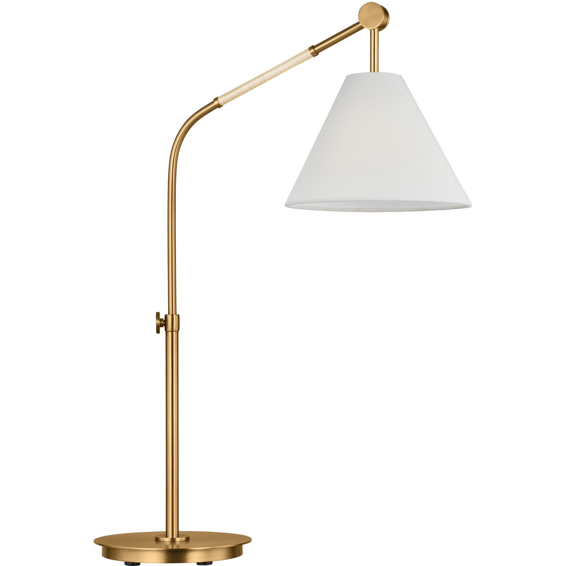 AERIN Remy 21.5 inch 9 watt Burnished Brass Task Table Lamp Portable Light