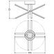 Jaxx LED 20 inch Black Flush Mount Ceiling Light
