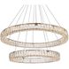 Monroe 2 Light 36 inch Gold Chandelier Ceiling Light