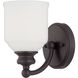 Melrose 1 Light 5 inch English Bronze Wall Sconce Wall Light, Essentials