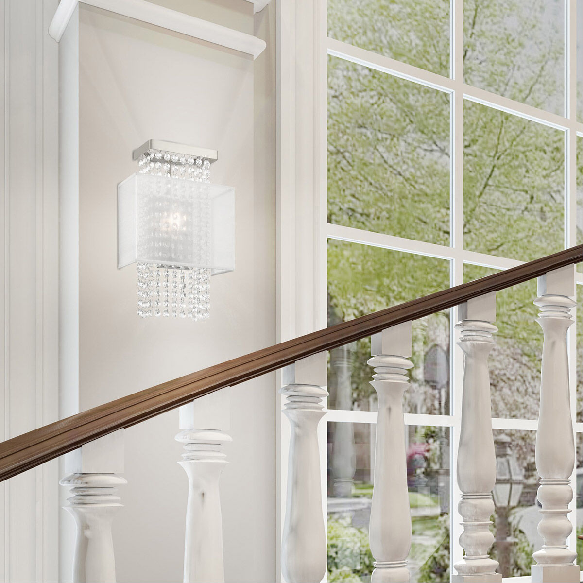 Bella Vista 1 Light 9 inch Brushed Nickel ADA ADA Wall Sconce Wall Light