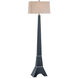 Eiffel 63 inch 100 watt Dark Walnut Floor Lamp Portable Light