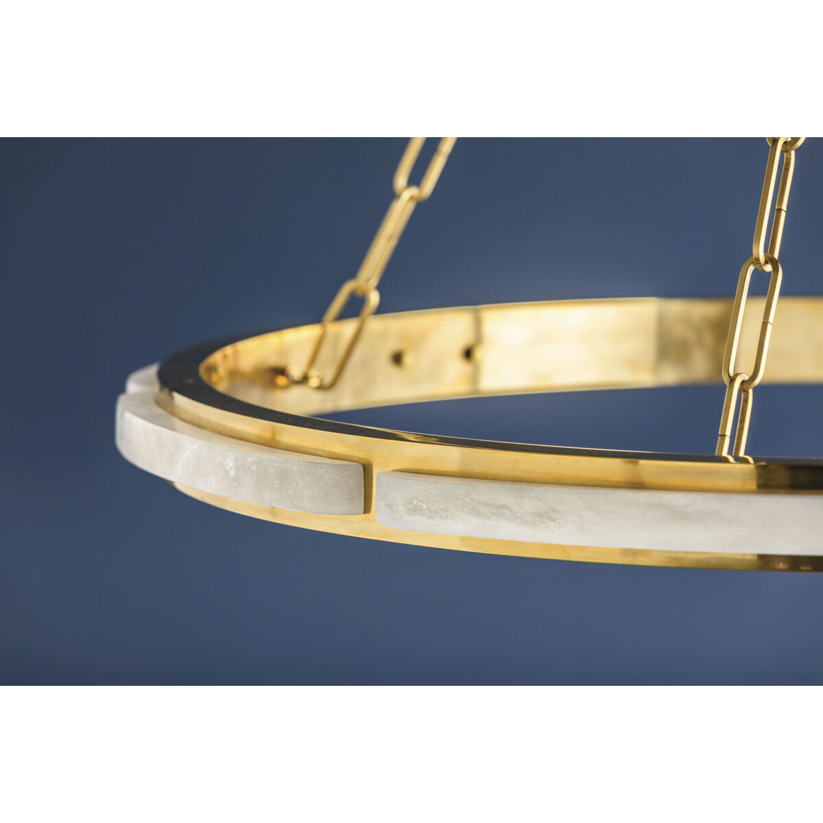 Wingate LED 36 inch Aged Brass Chandelier Ceiling Light