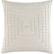 Gisele 18 X 18 inch Light Gray Throw Pillow