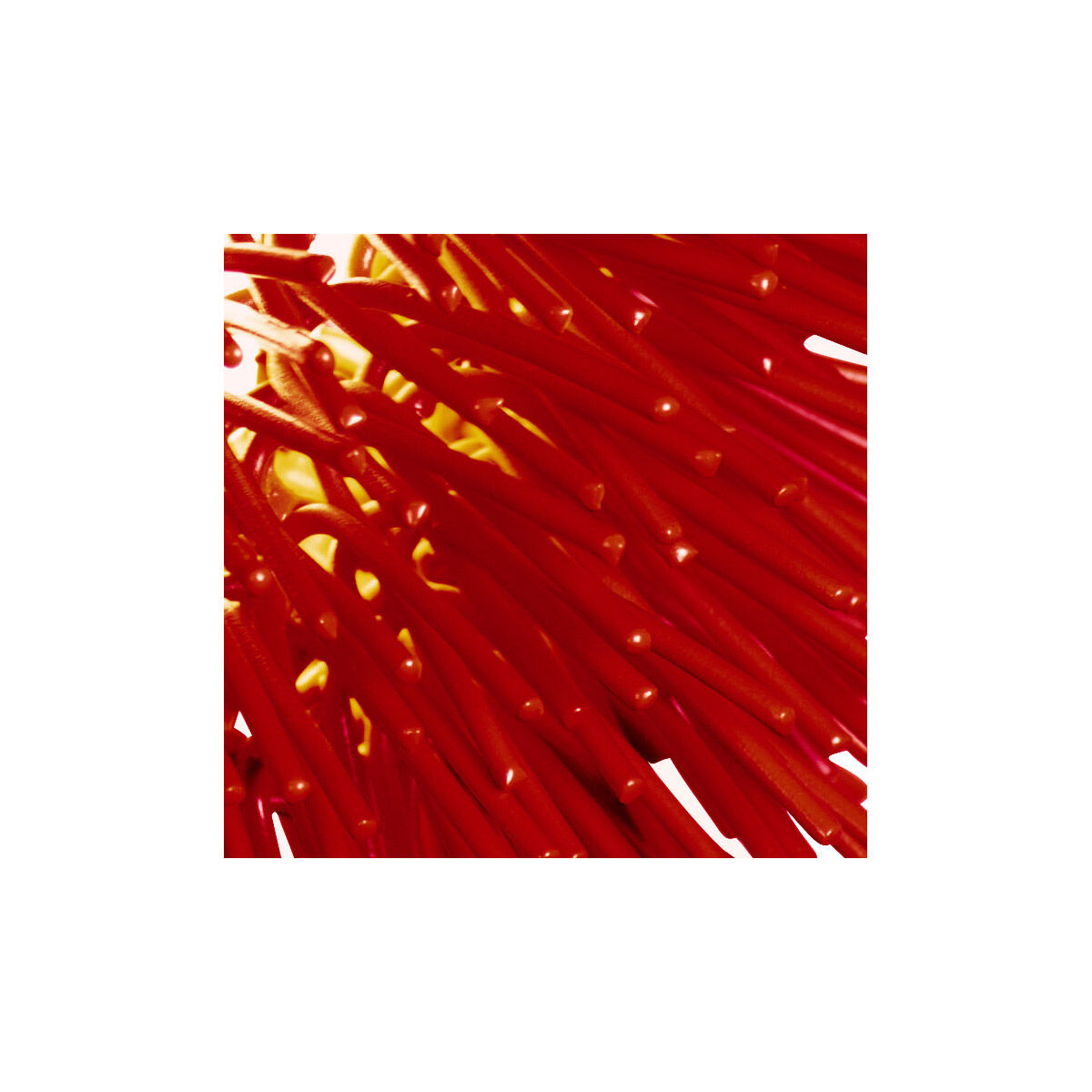 Urchin 1 Light 13 inch Super Red Pendant Ceiling Light