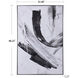 Black and White Black Wall Art