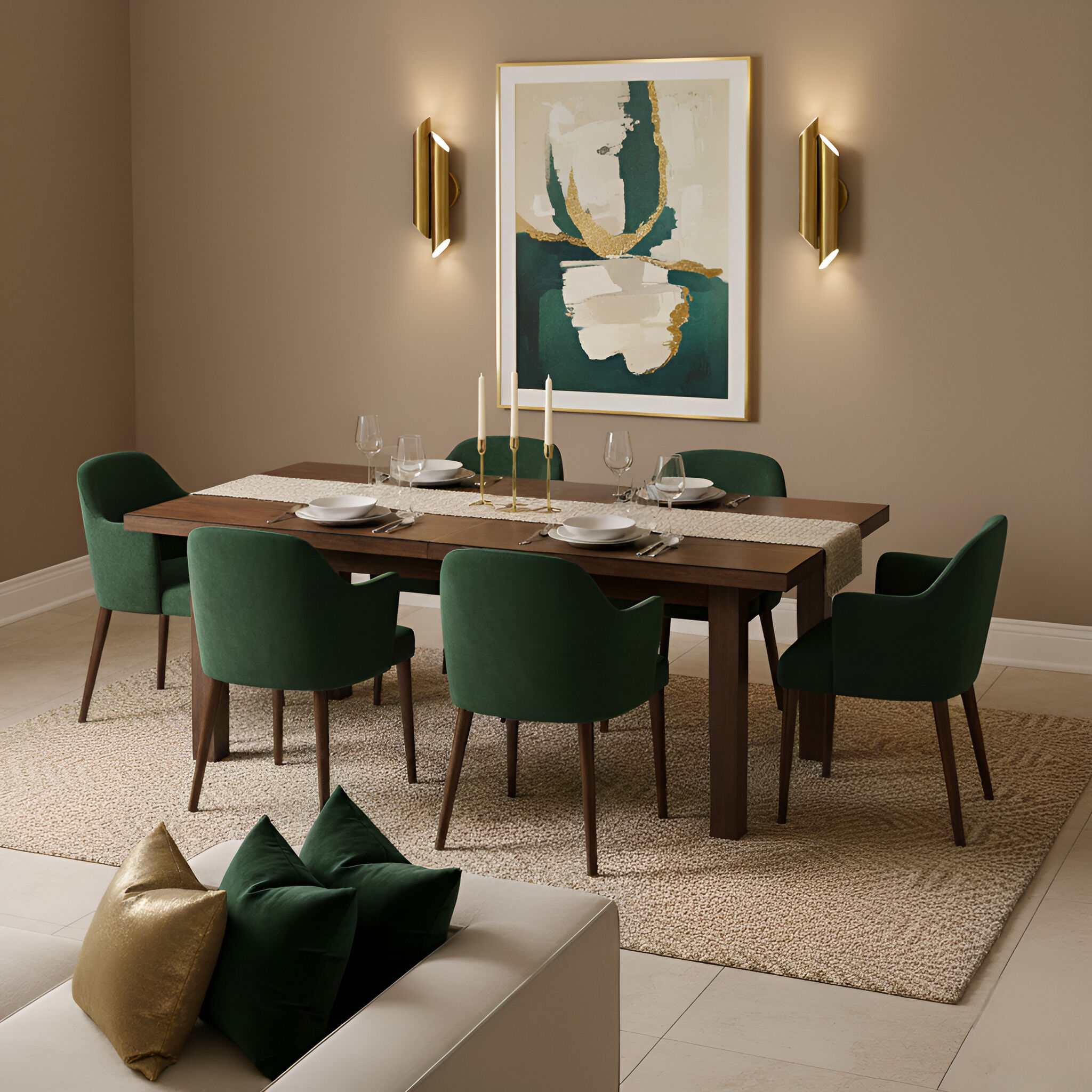 Manelis Wall Sconce Wall Light in Brushed Gold