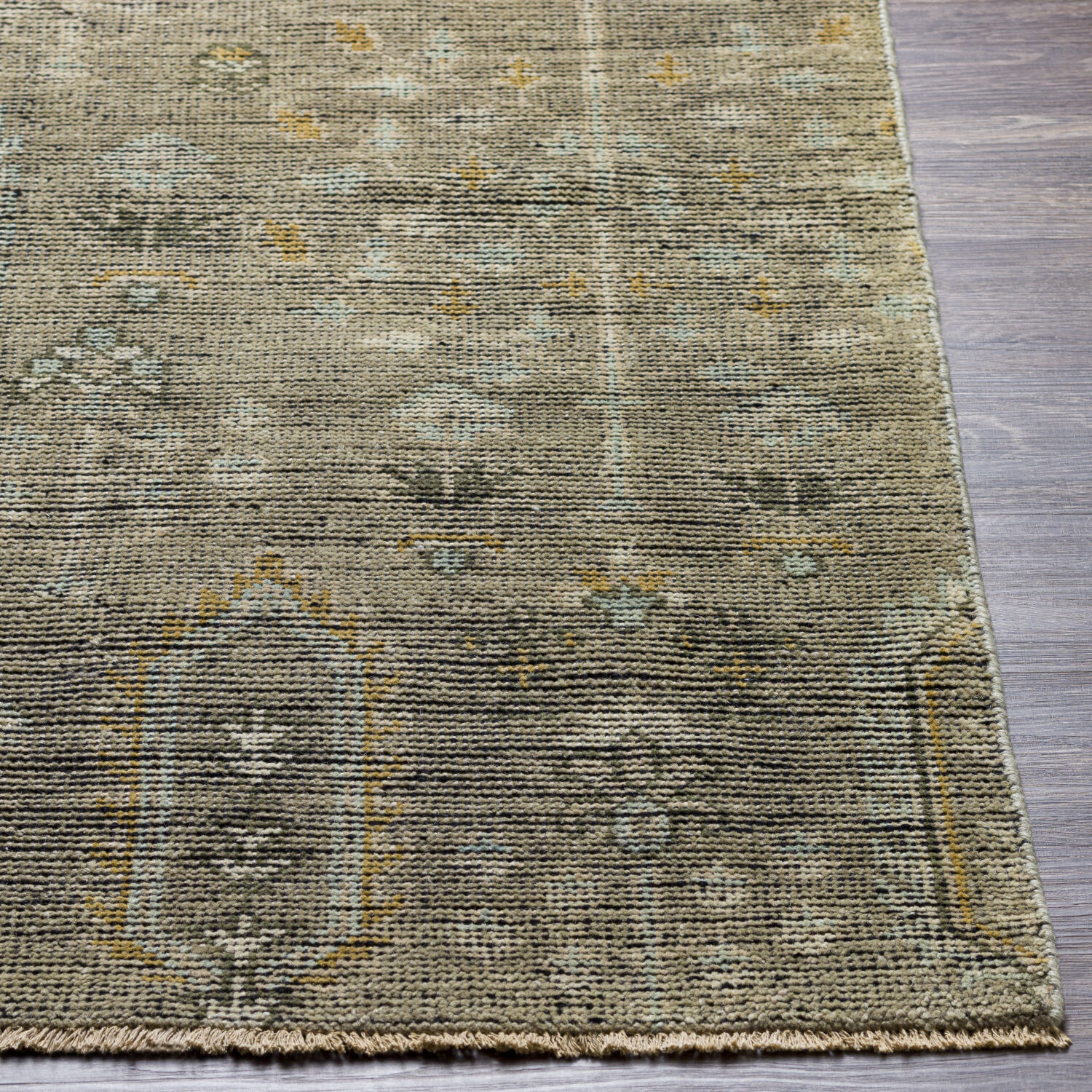 Reign 108 X 72 inch Sage Rug in 6 X 9, Rectangle