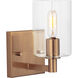 Fullton 1 Light 4.75 inch Satin Brass Bath Vanity Wall Light