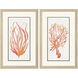 Waterside Orange and Neutral Framed Art