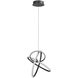 Circa LED 21 inch Black Pendant Ceiling Light