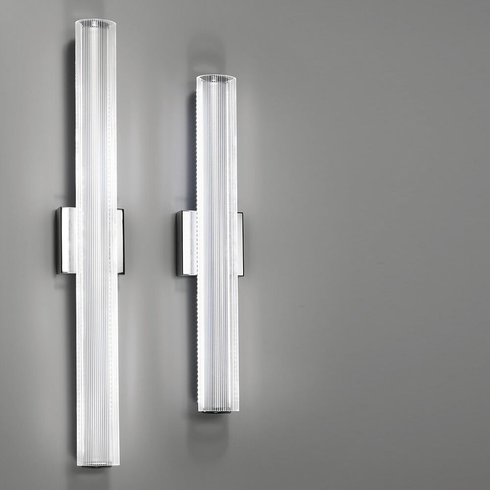 Landor LED 32 inch Chrome Wall Sconce Wall Light, Large