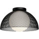 Alora Mood Haven 1 Light 12.63 inch Matte Black Flush Mount Ceiling Light