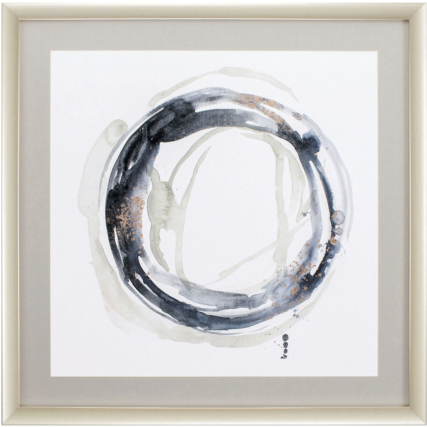 Neutral Revolution Gray and Black and White Framed Art, Propac