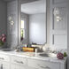 Willow 1 Light 6 inch Brushed Nickel Vanity Sconce Wall Light