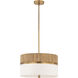 Nebri 2 Light 18 inch Legacy Brass Pendant Ceiling Light