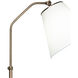 Fin 68.75 inch 100.00 watt Antique Brass Floor Lamp Portable Light