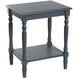 Sybil 24 X 19.5 inch Antique Navy End/Side Table
