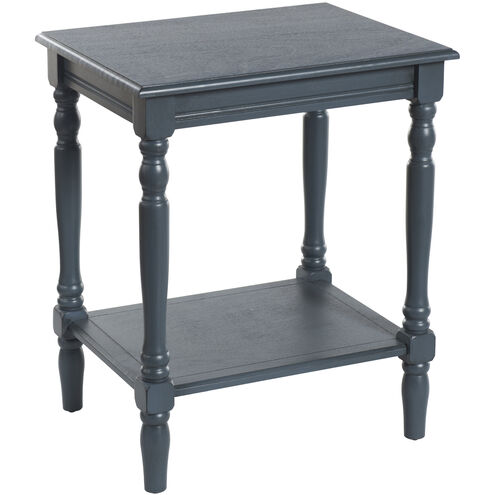 Sybil 24 X 19.5 inch Antique Navy End/Side Table