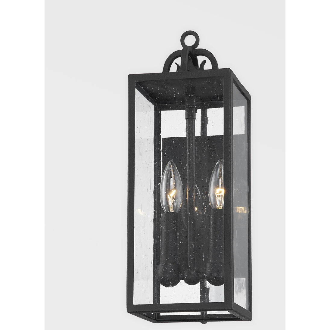 Caiden 2 Light 17 inch Forged Iron Outdoor Wall Sconce