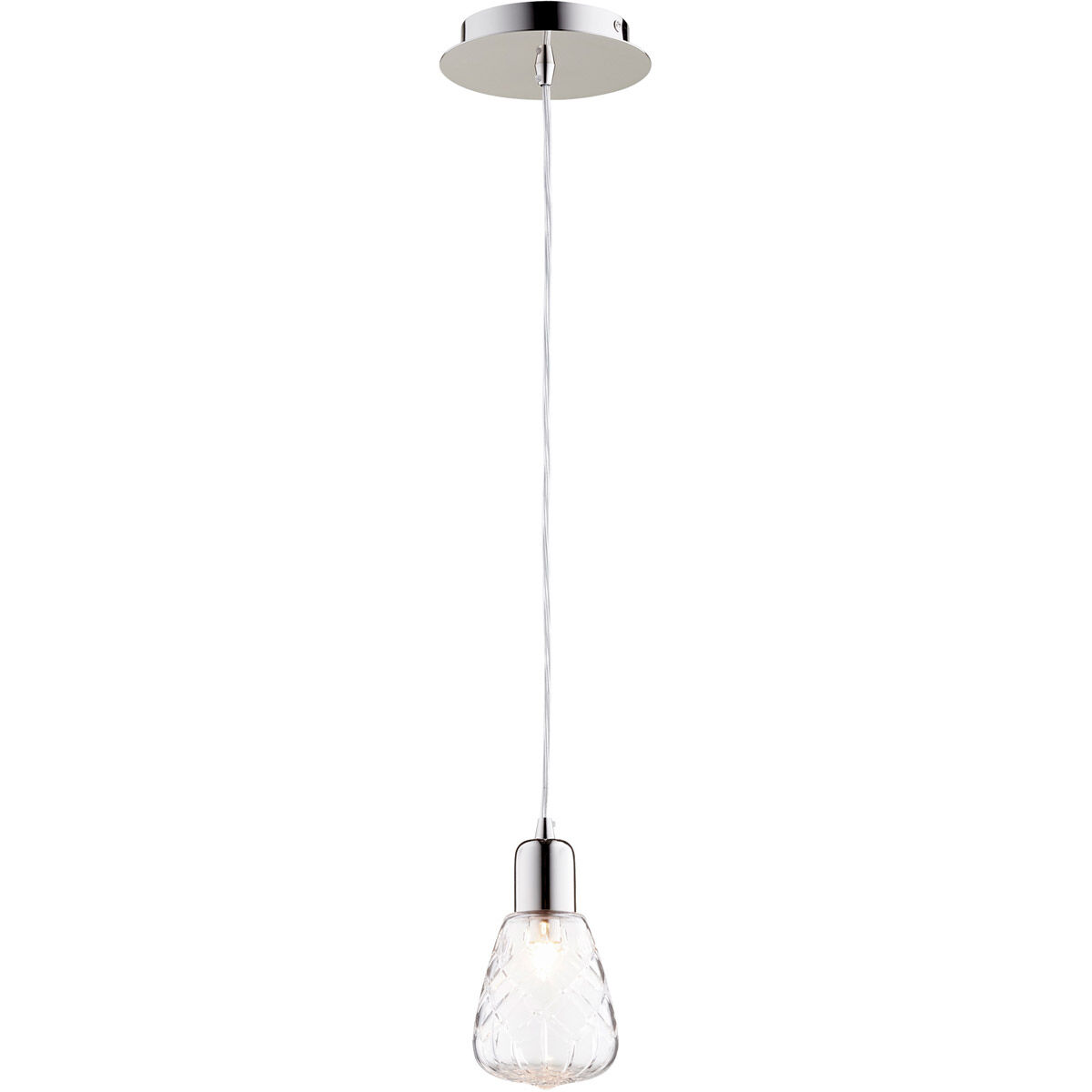 Sweetness & Light 1 Light 3.75 inch Polished Nickel Pendant Ceiling Light