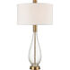Chepstow 36 inch 150 watt Clear Table Lamp Portable Light