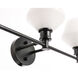Gene 5 Light 47 inch Black Wall sconce Wall Light