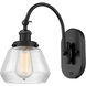 Franklin Restoration Fulton LED 7 inch Matte Black Sconce Wall Light